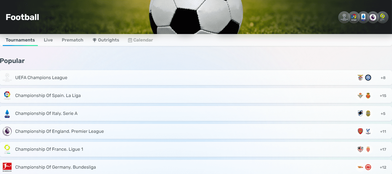 ninbet football betting