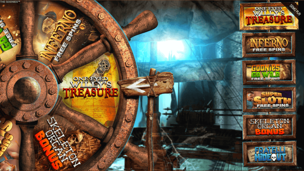 The Goonies slot free spins